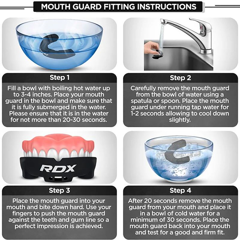 Dětský chránič na zuby RDX Mouth Guard green 4