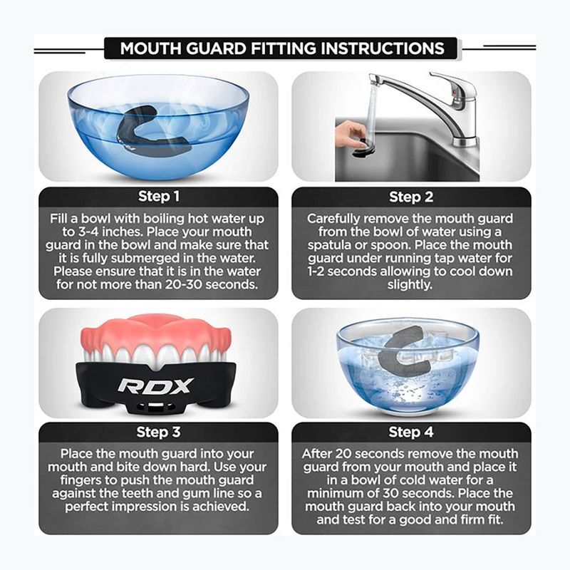 Chránič zubů RDX Mouth Guard blue 6