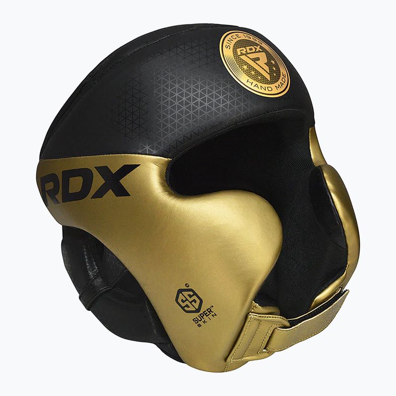 Boxerská přilba RDX L1 Mark Pro Cheek Training Head Guard golden 8