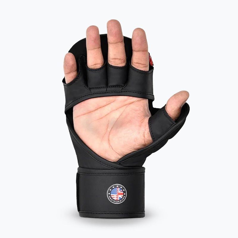 MMA rukavice RDX Grappling Shooter New Aura F17 black/red 3