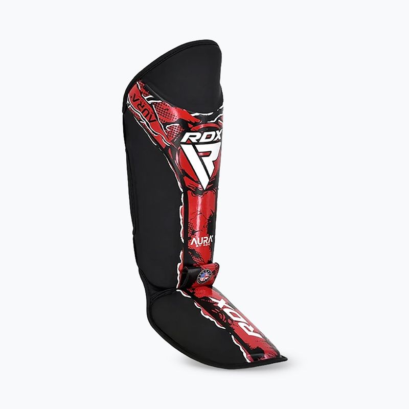 Chrániče holení a chodidel RDX Instep New Aura F17 Shin black/red 3