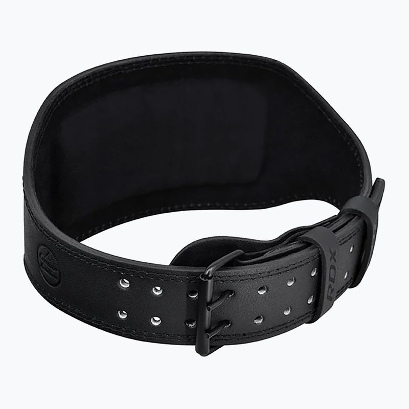 Vzpěračský opasek RDX 6" Leather black 4