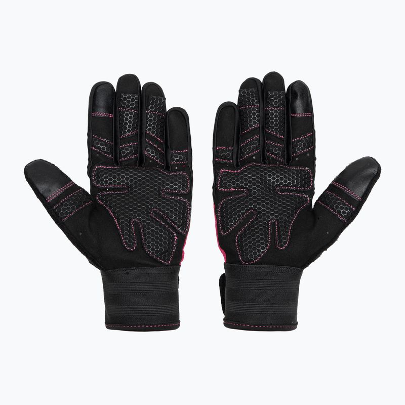 Tréninkové rukavice RDX W1F Full Finger pink 3