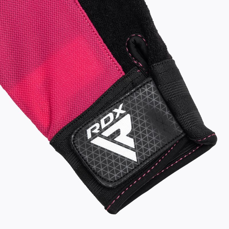 Tréninkové rukavice RDX W1F Full Finger pink 5