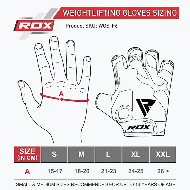 Tréninkové rukavice RDX Sumblimation F6 red 9