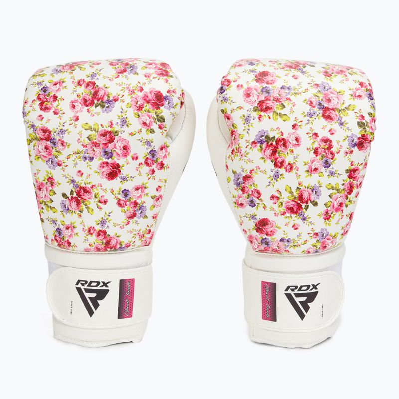 Boxerské rukavice RDX FL-6 bílo-růžove BGR-FL6W 2