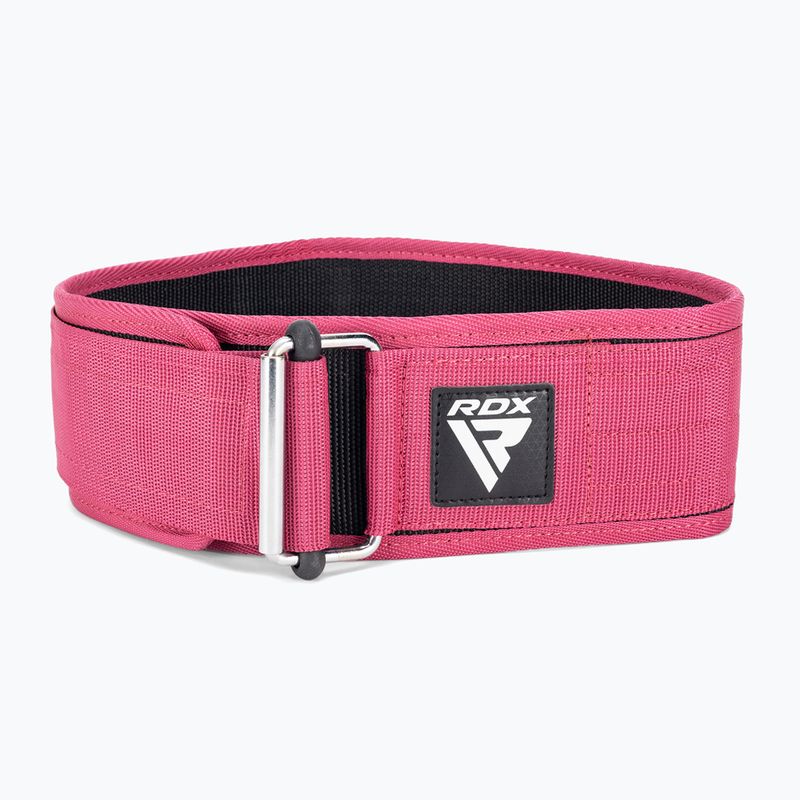 Vzpěračský pás RDX RX1 Weight Lifting Strap pink 2