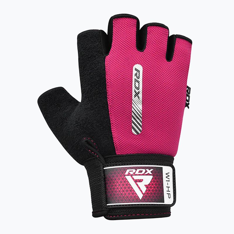 Trekingové rukavice RDX Gym Workout Gloves W1 pink 7