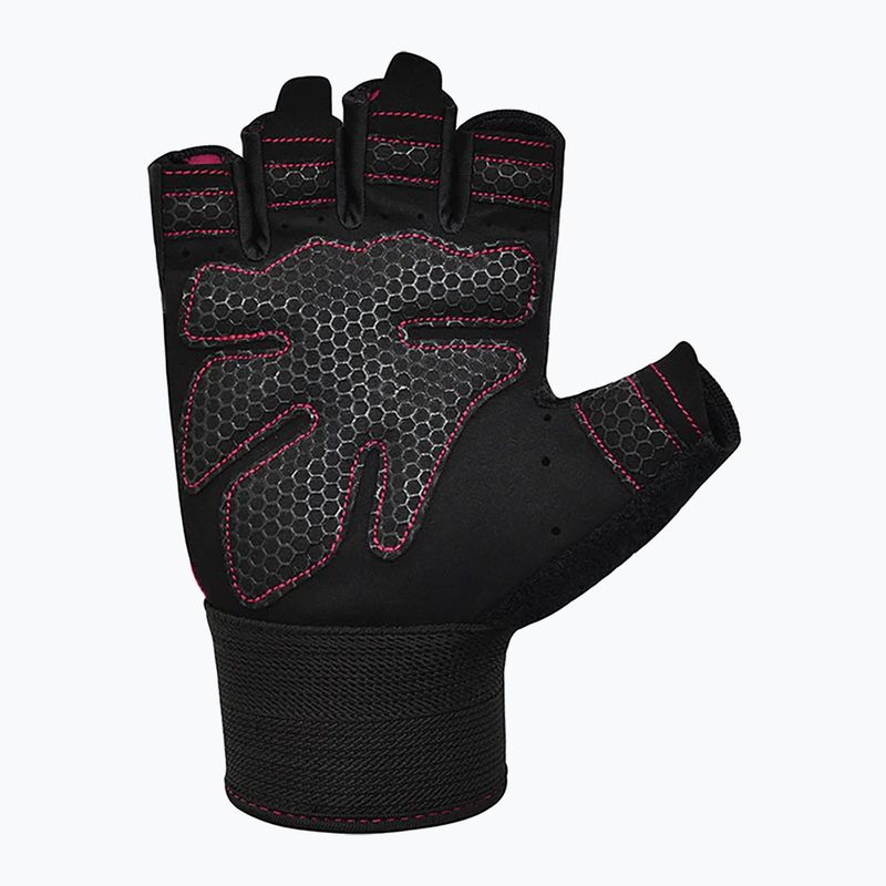 Trekingové rukavice RDX Gym Workout Gloves W1 pink 8