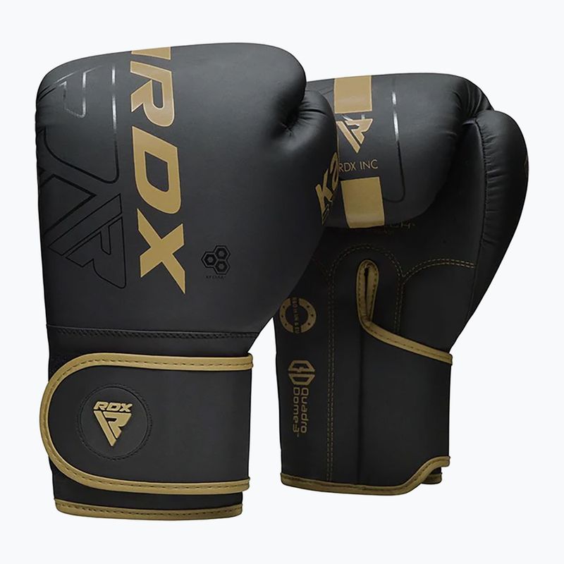Boxovací pytel RDX F6 Junior + boxerské rukavice matte gold 4
