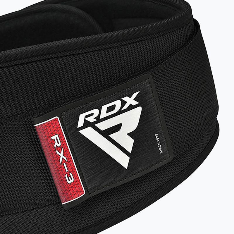 Vzpěračský opasek RDX Weightlifting 6" Neoprene Gym X3 black 6
