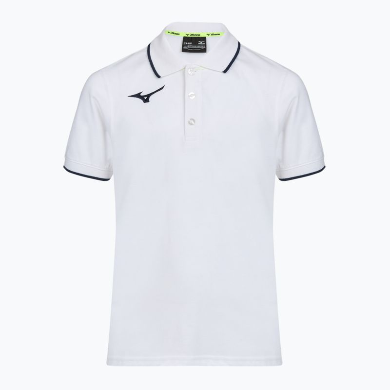 Dětské tričko Mizuno Polo white/navy