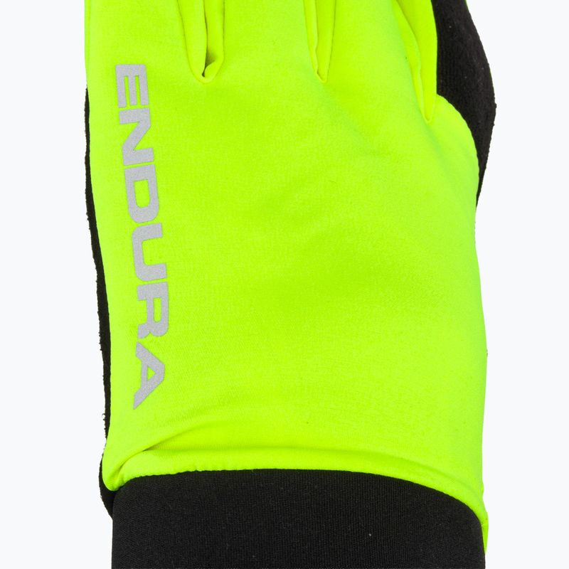 Pánské cyklistické rukavice Endura Strike bright yellow 4