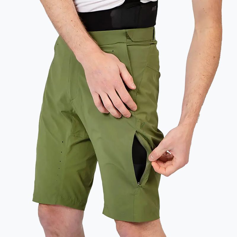 Pánské cyklistické šortky Endura GV500 Foyle Baggy Bike Shorts olive green 8