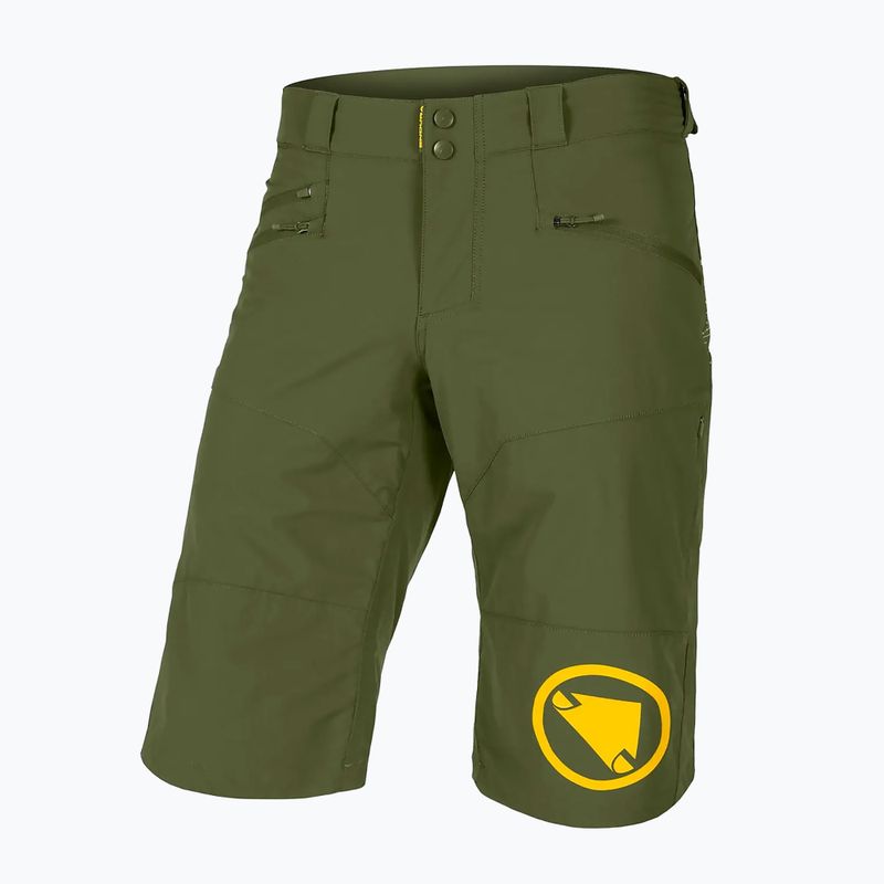 Pánské cyklistické šortky Endura Singletrack II Short olive green 6