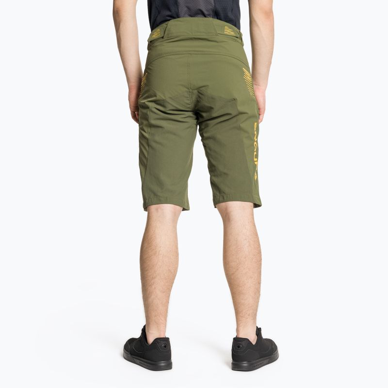 Pánské cyklistické šortky Endura Singletrack II Short olive green 2
