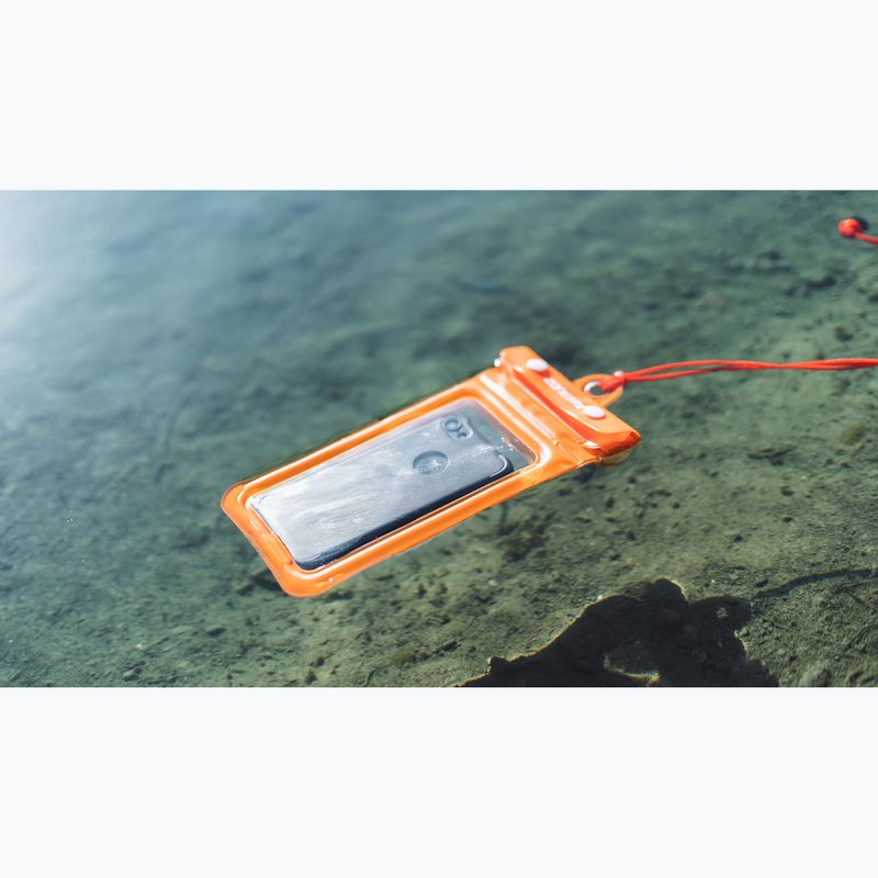Voděodolné pouzdro ZONE3 Waterproof Phone Pouch clear/orange 3