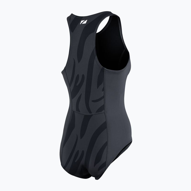 Dámské jednodílné plavky ZONE3 Yulex Sleeveless black/grey 5