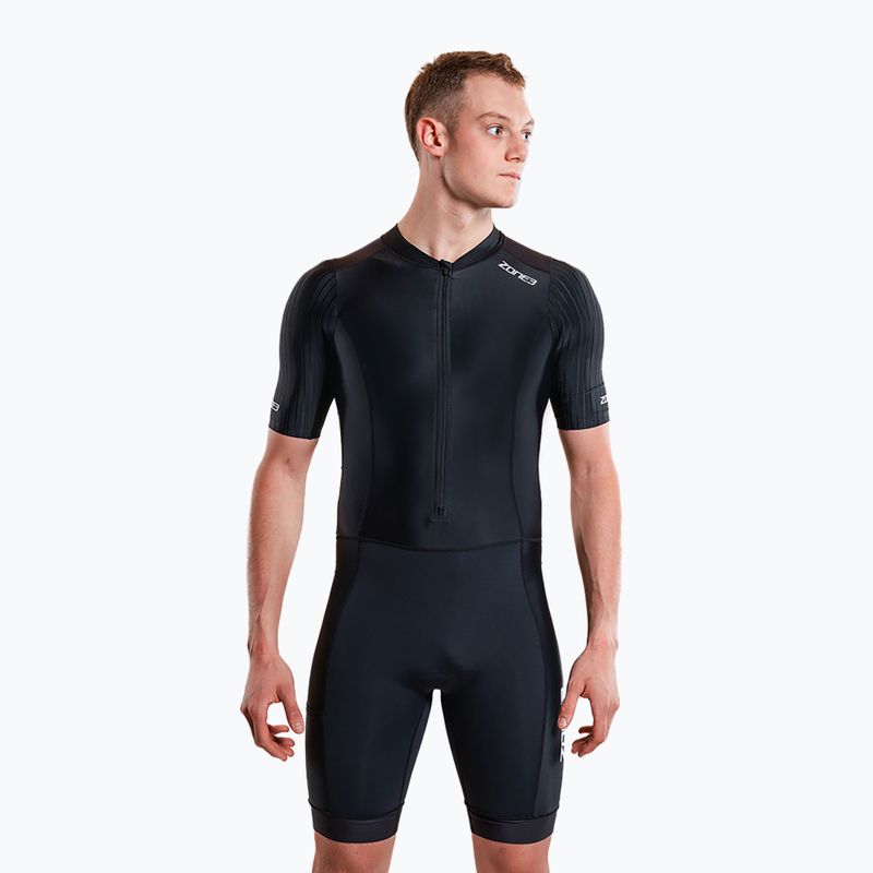 Pánská triatlonová kombinéza ZONE3 Activate+ Trisuit black 3