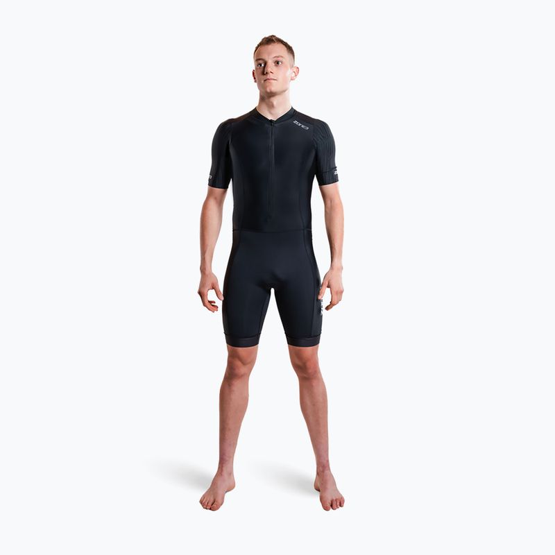 Pánská triatlonová kombinéza ZONE3 Activate+ Trisuit black 4