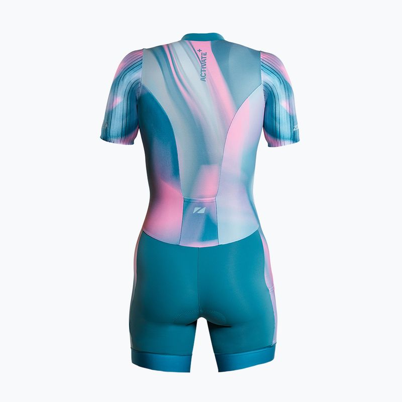 Dámská triatlonová kombinéza ZONE3 Activate+ Trisuit print 2