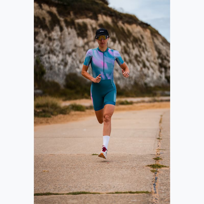 Dámská triatlonová kombinéza ZONE3 Activate+ Trisuit print 9