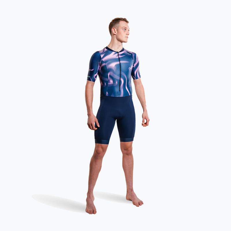 Pánská triatlonová kombinéza ZONE3 Activate+ Trisuit print 4