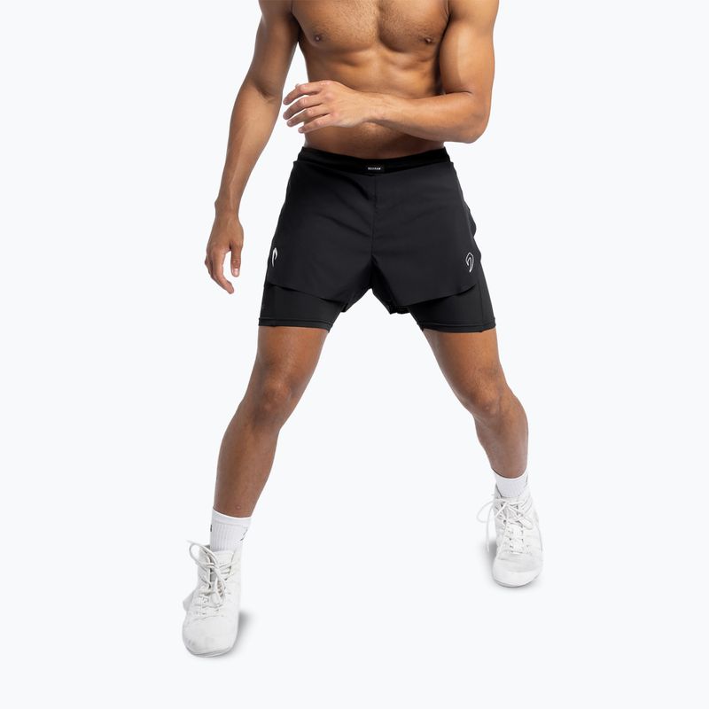 Treninkové šortky BOXRAW Tunero 2-in-1 black