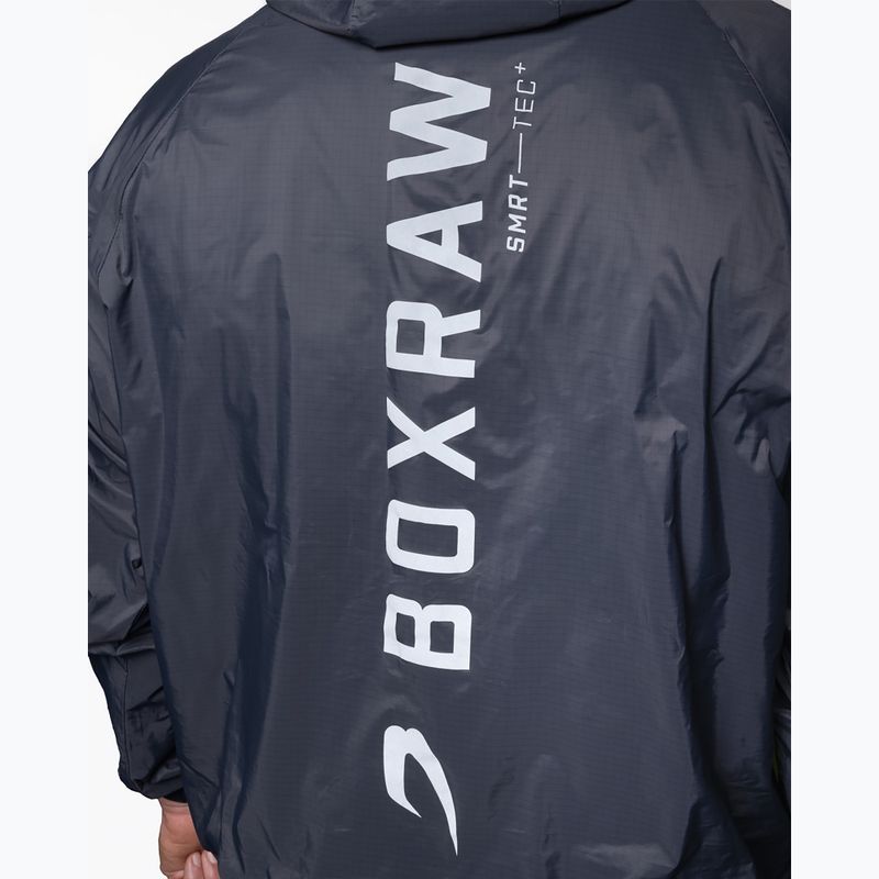 Pánská větrovka Boxraw Genaro Oversized Windbreaker Hoodie charcoal 8