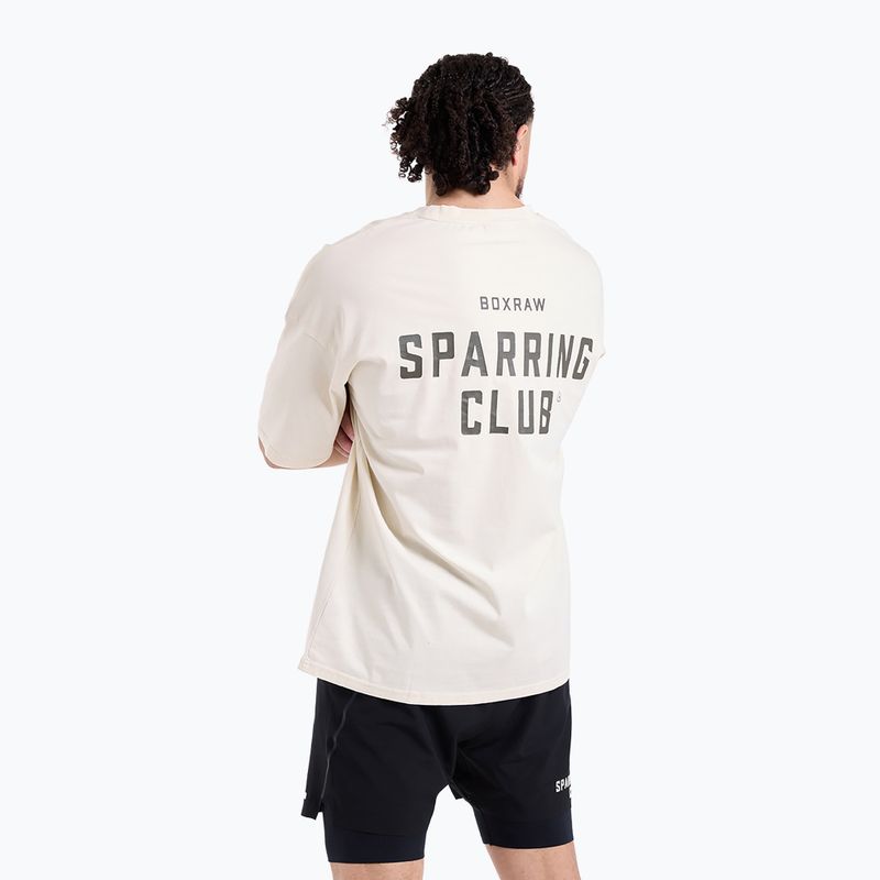 Pánské triko BOXRAW Sparring Club Oversized washed beige 7