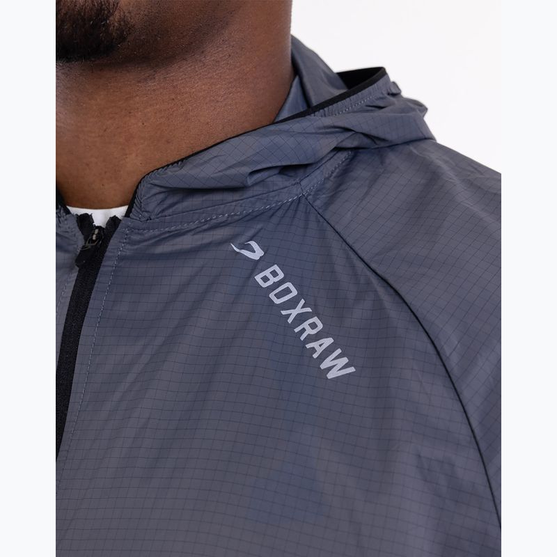 Pánská bunda BOXRAW Genaro Zip Up Windbreaker charcoal 7