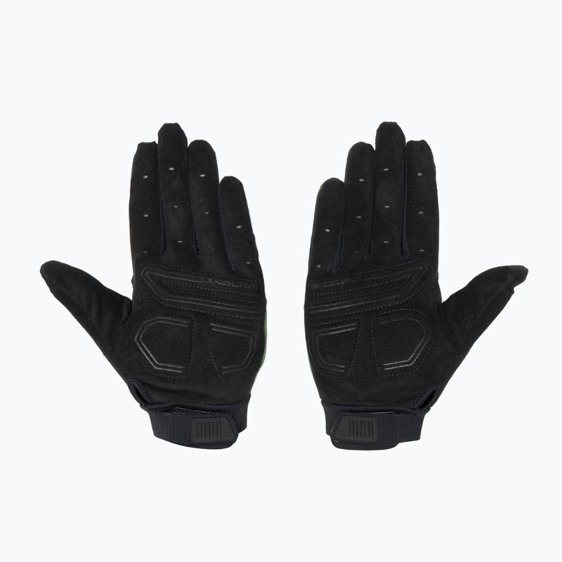 Cyklistické rukavice Endura Loop Full Finger machair green 3