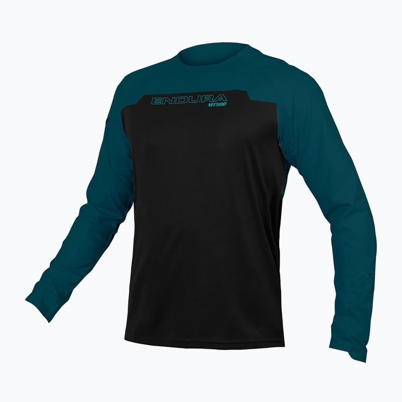 Pánský cyklistický dres Longsleeve Endura MT500 Burner barra blue