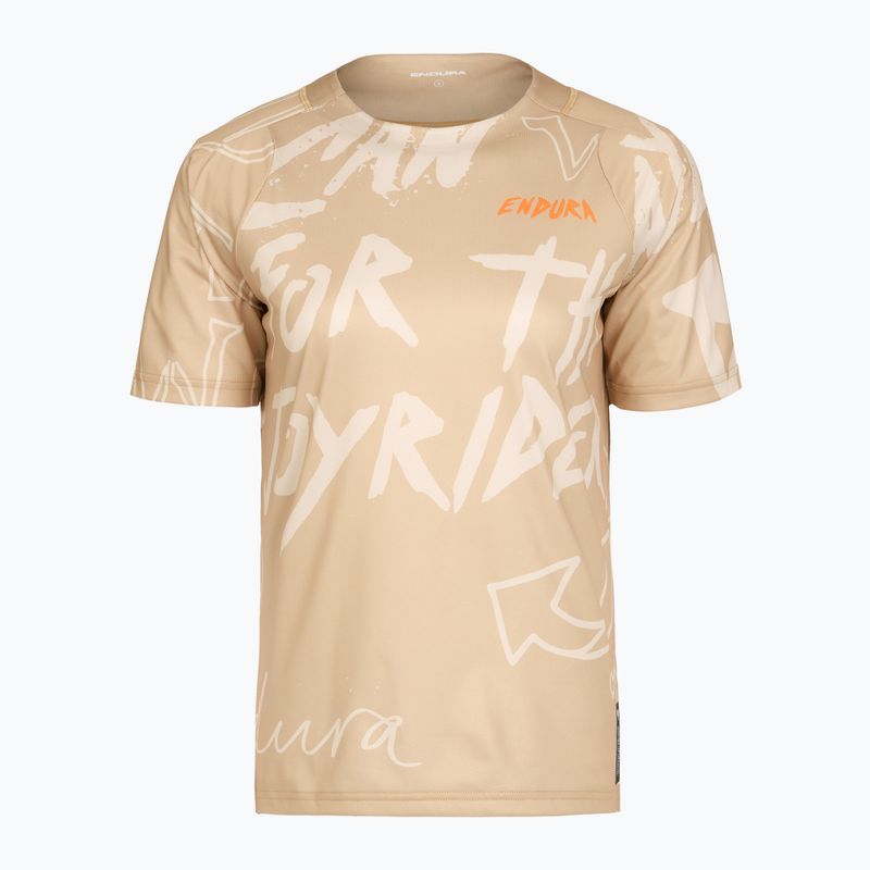 Dámský cyklistický dres Endura Singletrack Print W sand