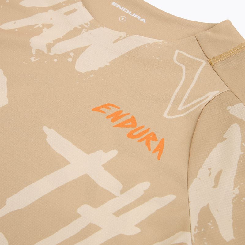 Dámský cyklistický dres Endura Singletrack Print W sand 3