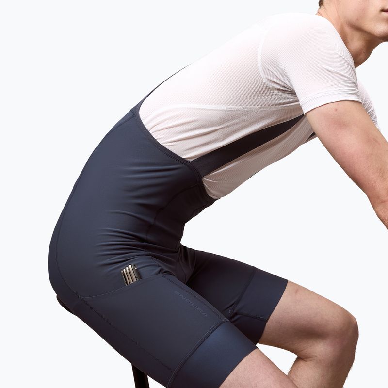 Pánské cyklistické šortky Endura Loop Bibshort carbon grey 5
