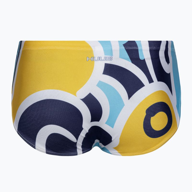 Pánské plavky  HUUB Brief Jonny navy/yellow 2