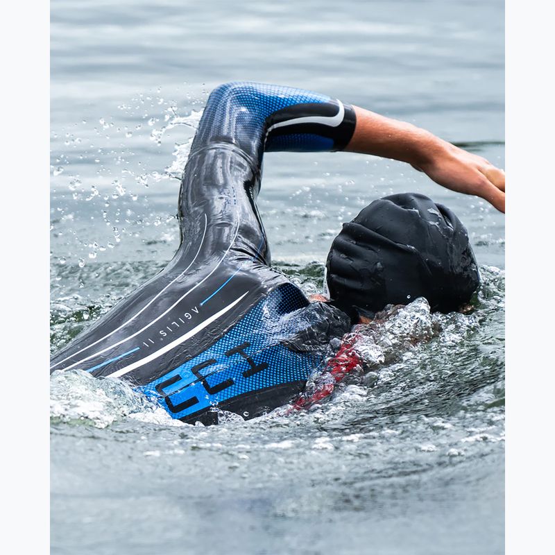Pánský plavecký neopren HUUB Agilis II 3:5 metallic blue 6