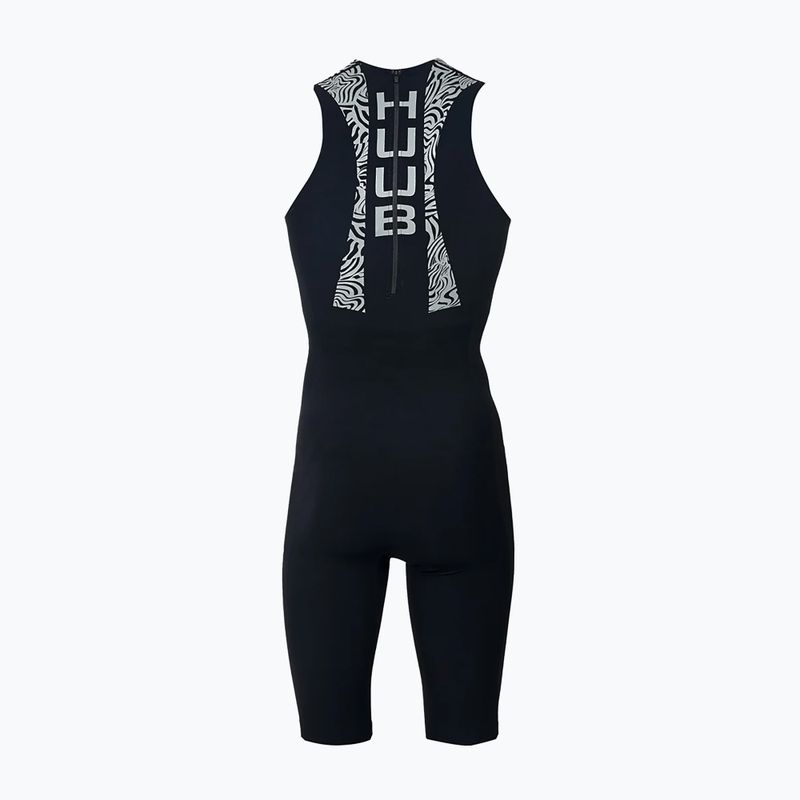 Pánský triatlonový dres HUUB Swimskin black/silver 2