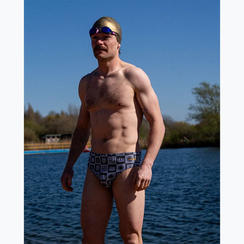 Pánské plavky  HUUB Trunk Yee gray/orange 3