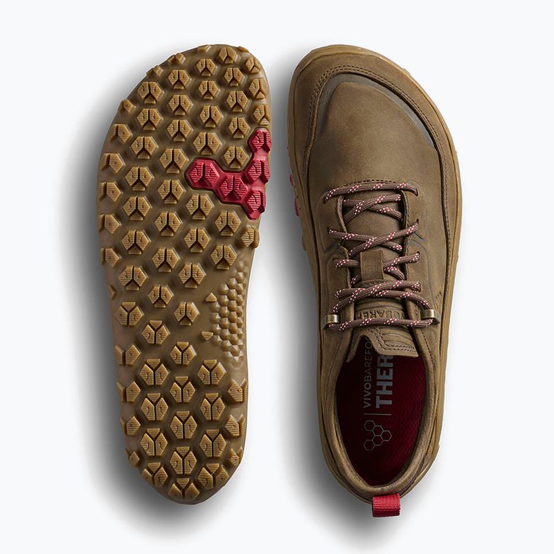 Pánské barefoot boty Vivobarefoot Tracker Leather Low bracken 5