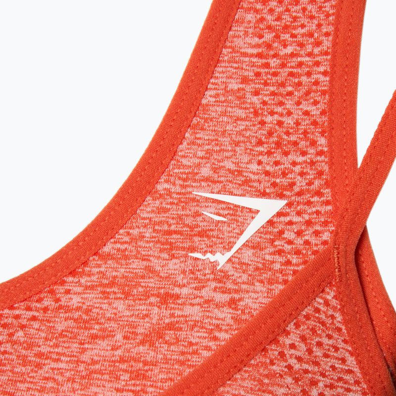 Fitness podprsenka  Gymshark Vital Rise Sports red / marl 3