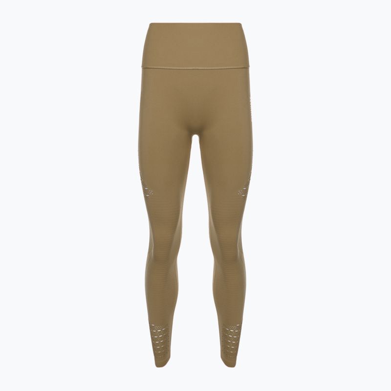 Dámské tréninkové legíny Gymshark Energy Seamless biscotti hnědá/bílá 5