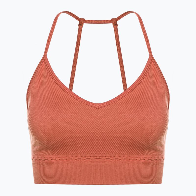 Gymshark Studio Sports earth oranžová fitness podprsenka 5
