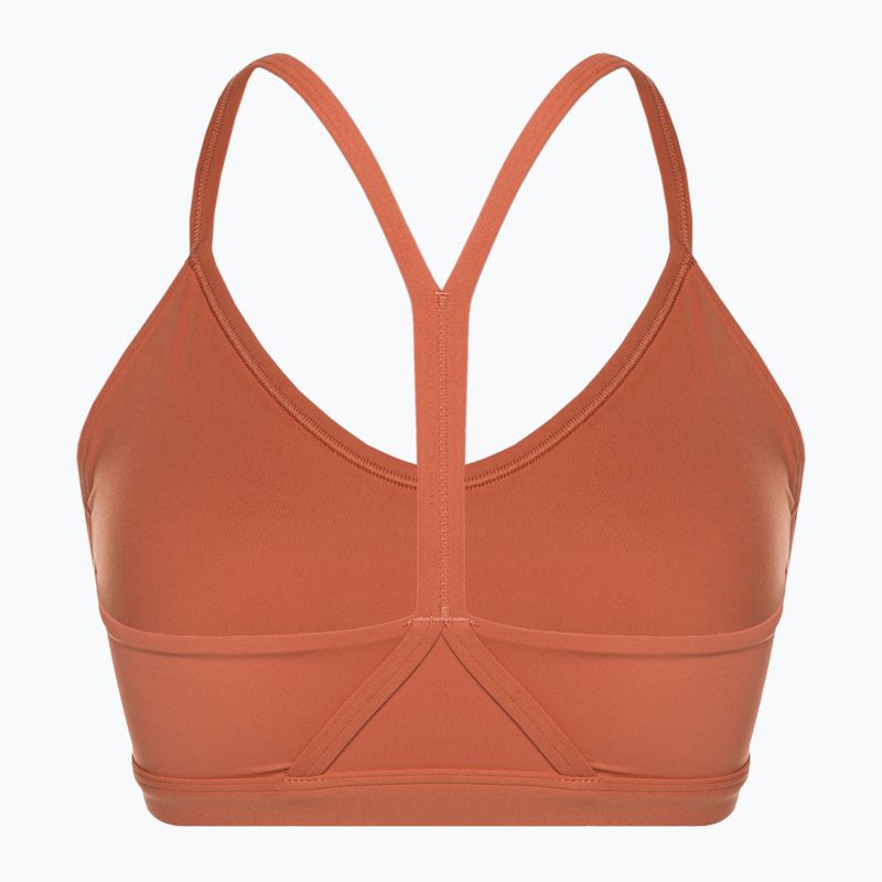 Gymshark KK Twins Sports earth oranžová fitness podprsenka 6
