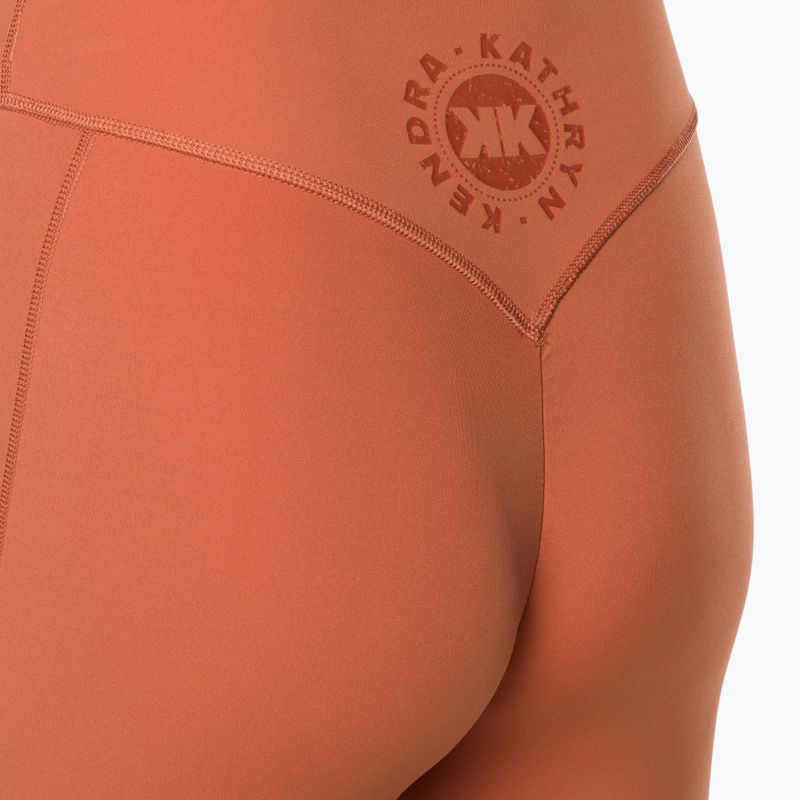 Dámské tréninkové legíny Gymshark KK Twins earth orange 7