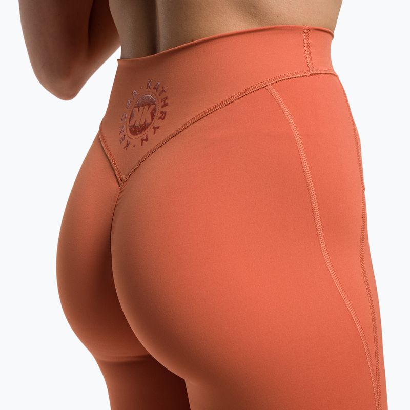 Dámské tréninkové legíny Gymshark KK Twins earth orange 4