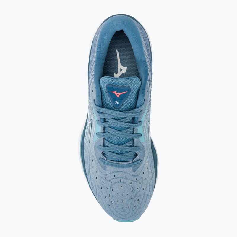 Dámské běžecké boty Mizuno Wave Sky 6 blue shadow/white/milky blue 6