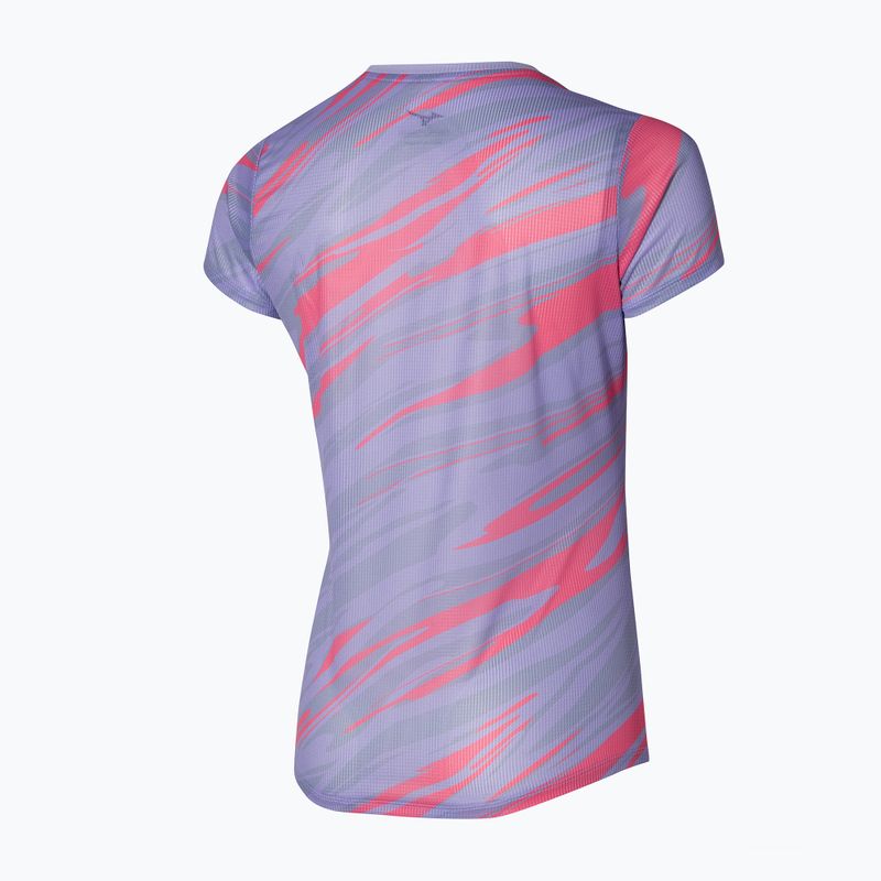 Dámské běžecké tričko Mizuno DAF Graphic Tee pastel lilac 6