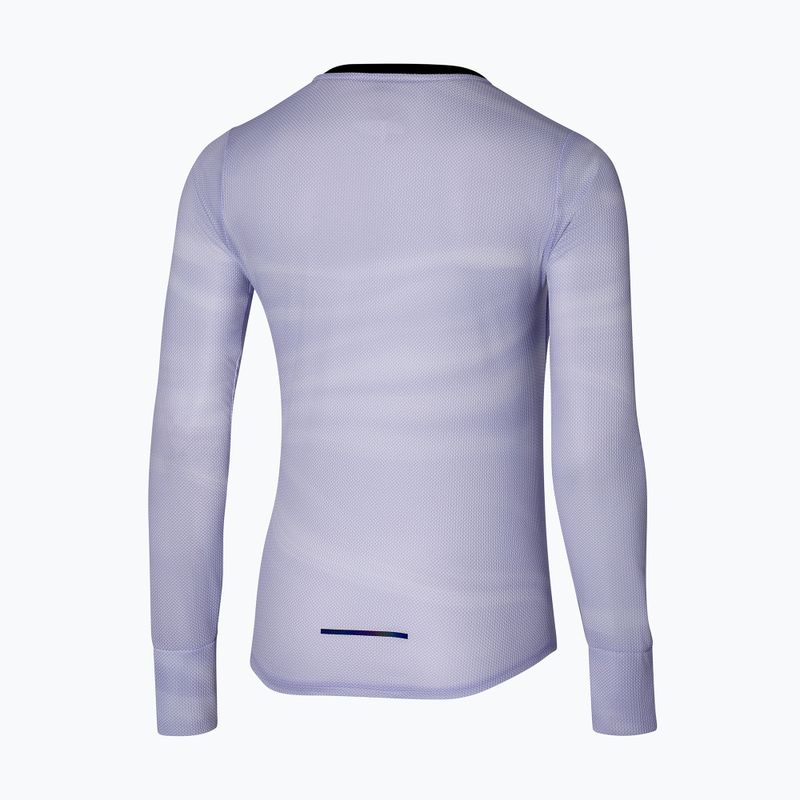 Dámské běžecké tričko longsleeve Mizuno Premium Aero Tee snow white/thistle 2